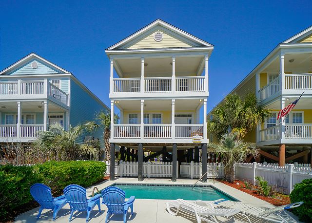 Private pool and vacation home at Surfside Beach, SC