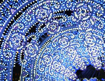 Lights at Night of 1000 Candles